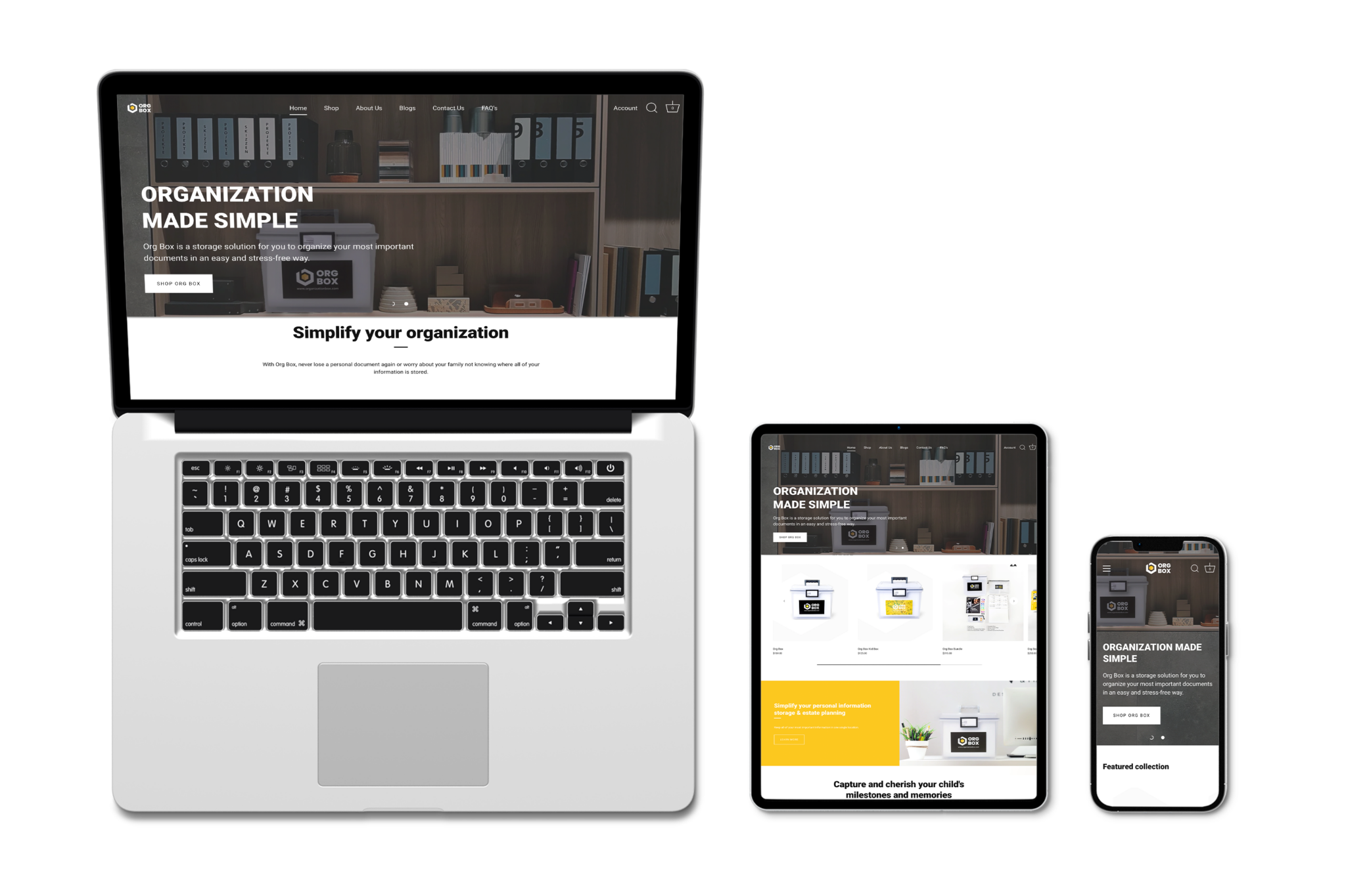 Org Box – Jamie | Visual Branding | Web Design